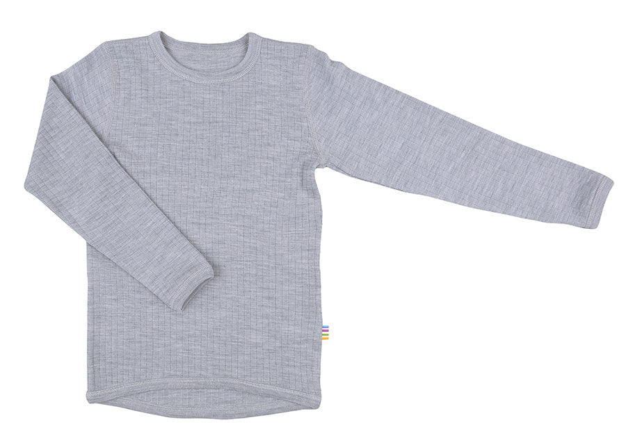Joha - Trøye i merinoull Grey melange