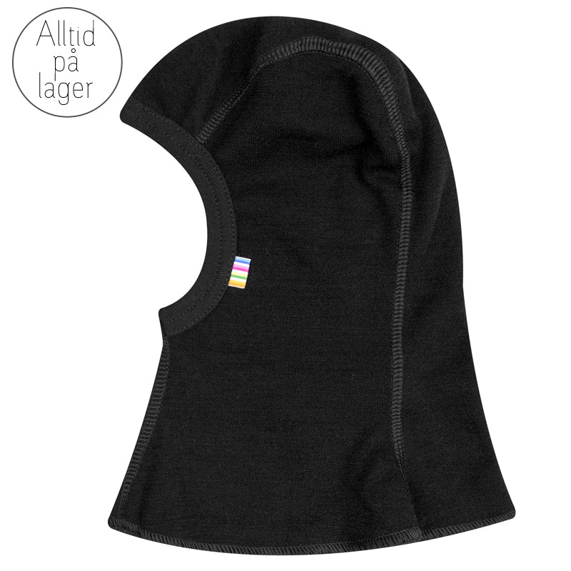 Joha - Balaclava i ull/bomull Black