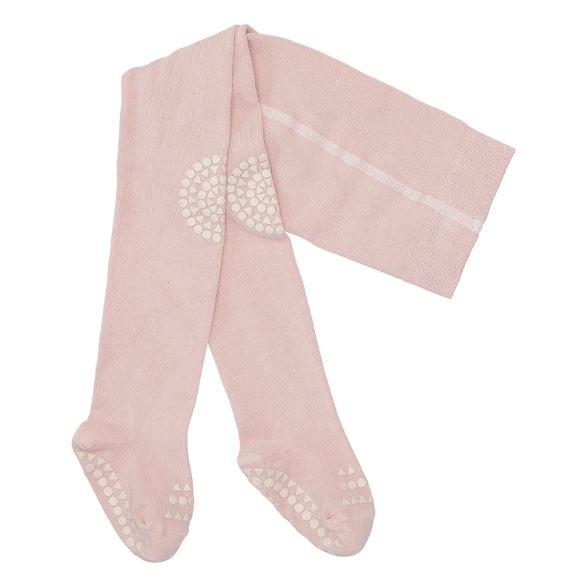 Go Baby Go krabbestrømpebukse i bomull rosa – Småungene
