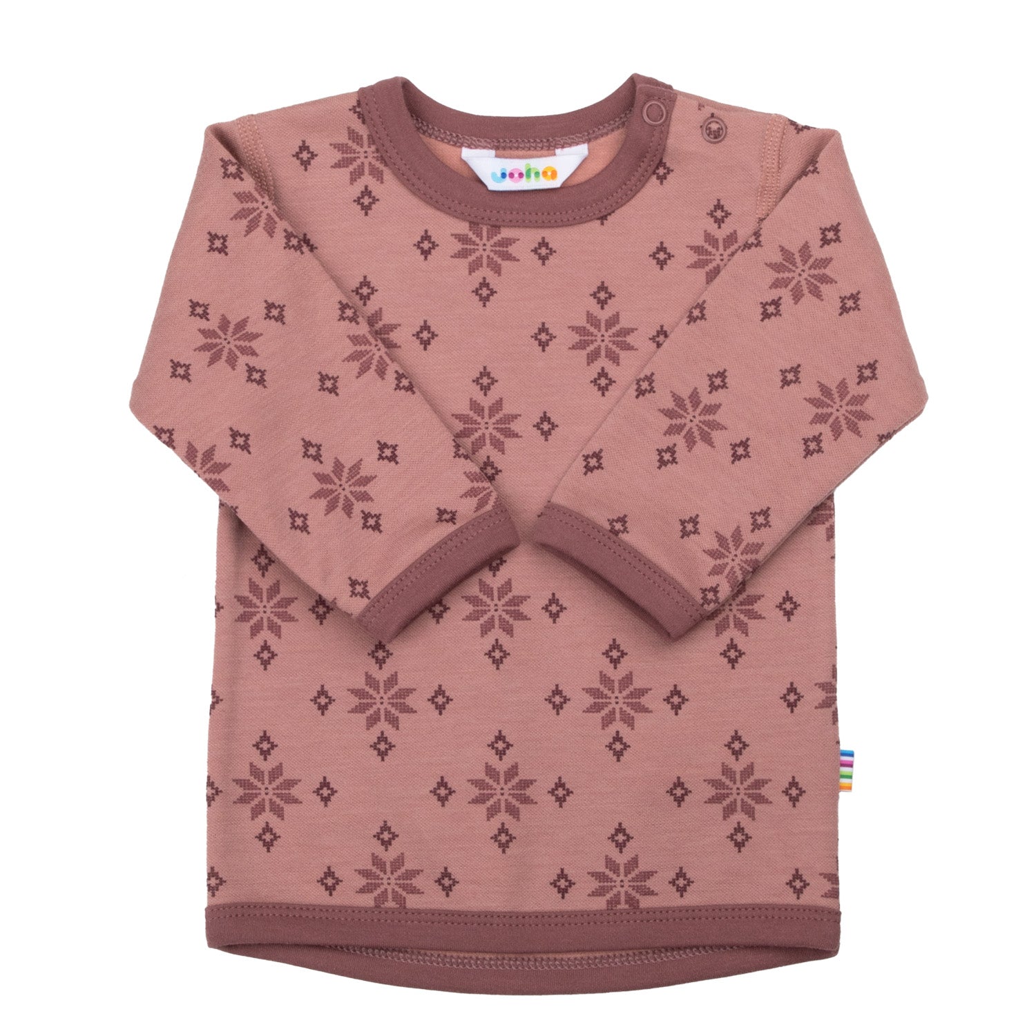 Joha - Bluse i ull/bomull Rosa