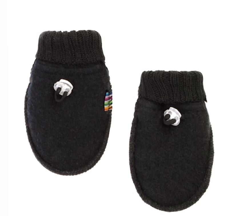 Joha - Votter i tykk ull "Softwool" Black