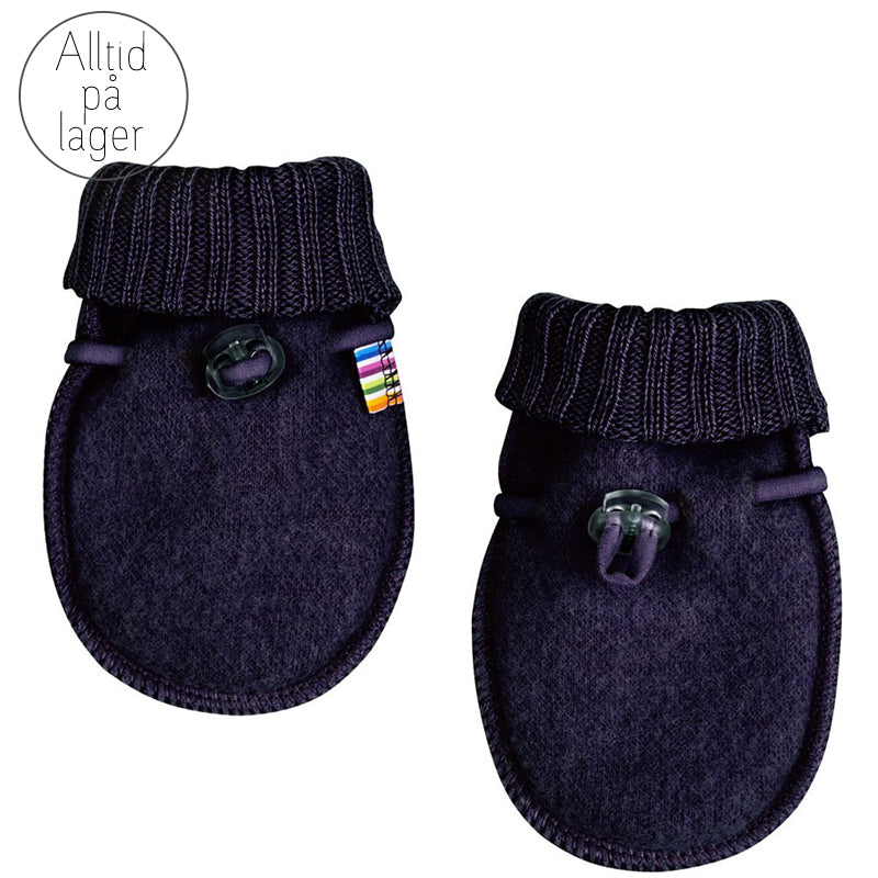 Joha - Votter i tykk ull "Softwool" Dark Blue Mel