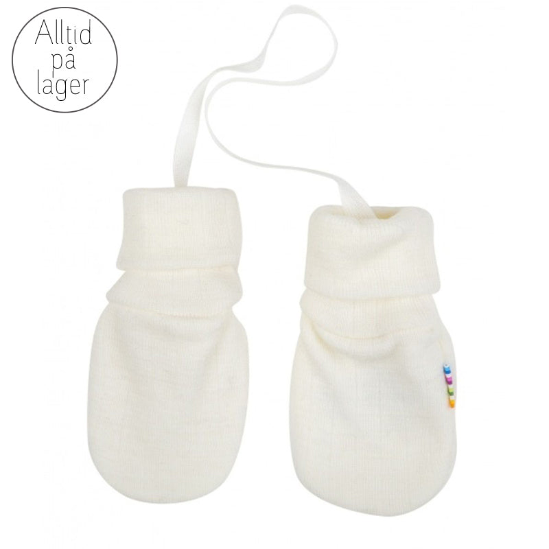 Joha - Babyvotter i dobbel lag ull Off-white