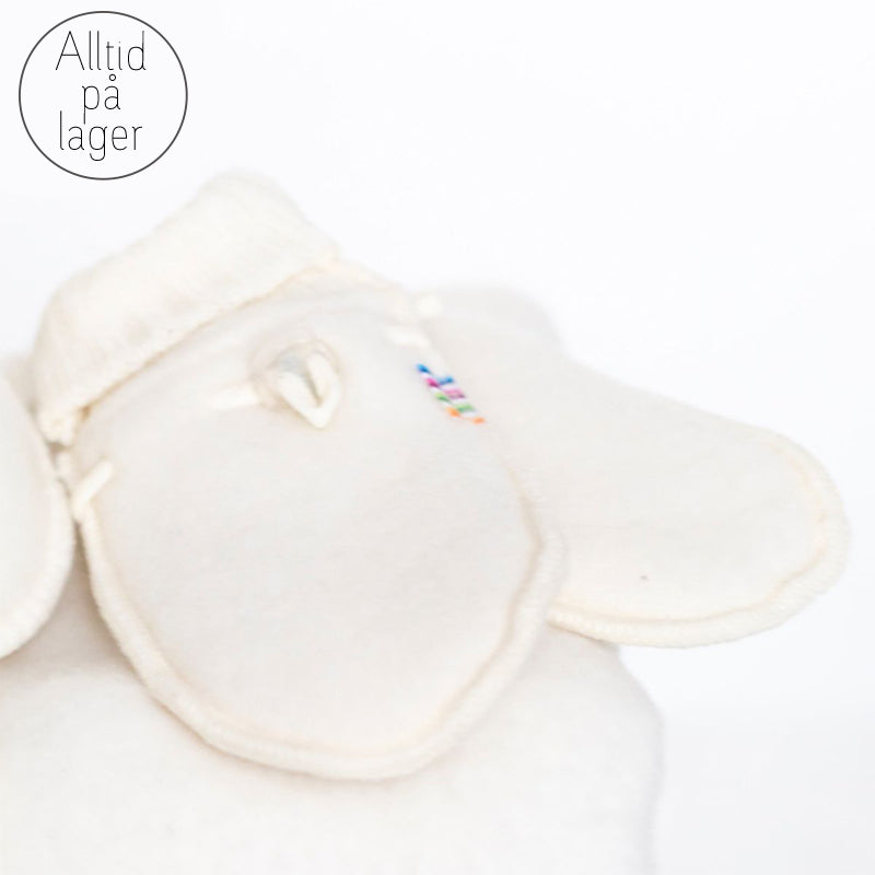 Joha - Tykke babyvotter i ull "Softwool" Off White