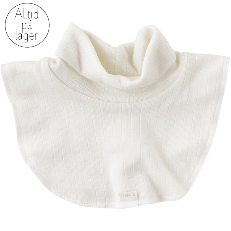 Joha - Tynn hals i merinoull "Wool basic" Off-whi