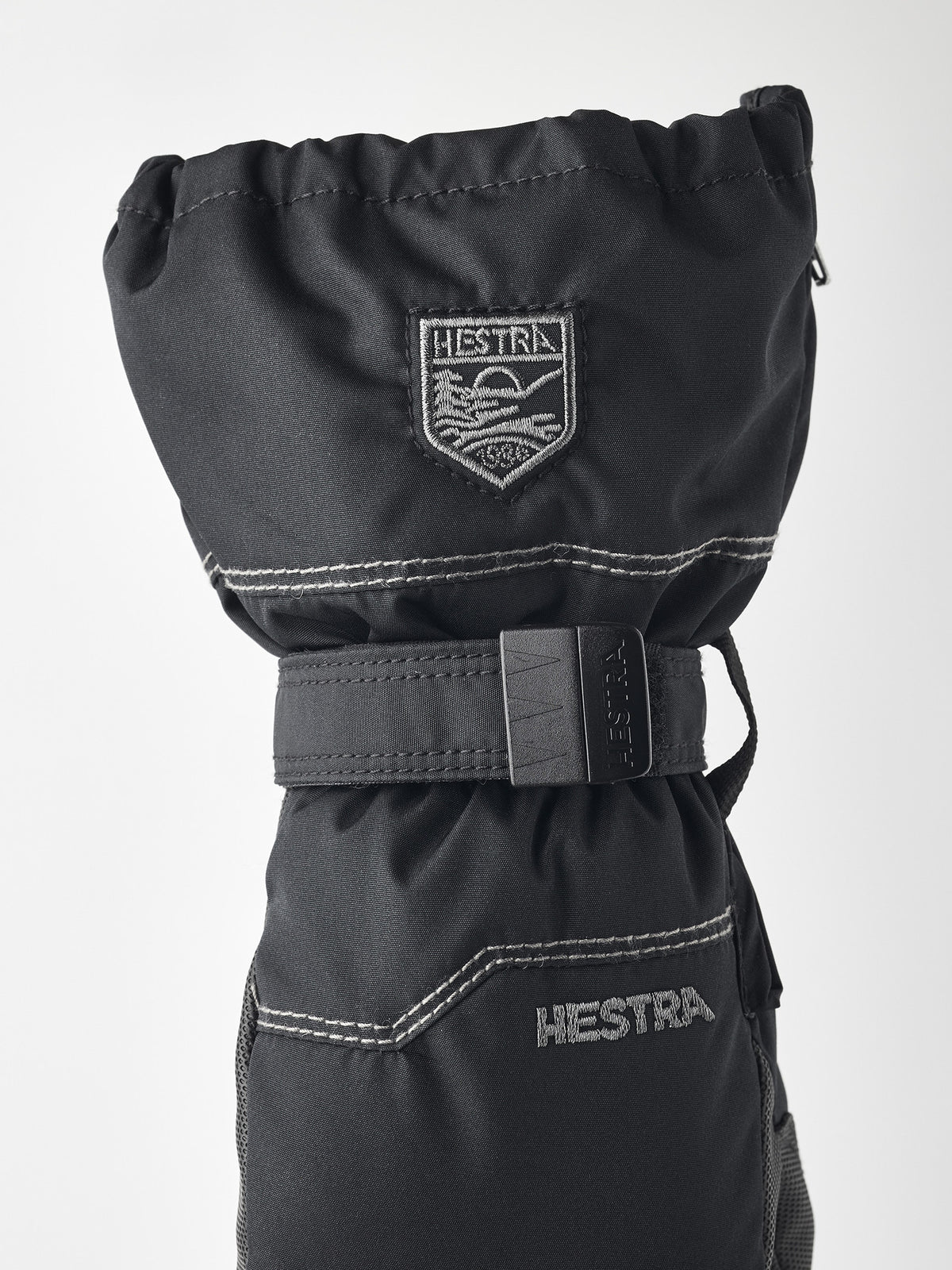 HESTRA - Vintervotter «Baby Zip» Black/Black
