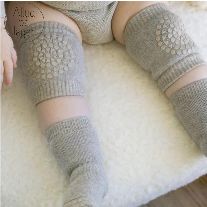 Go Baby Go knebeskyttere i bomull sand – Småungene