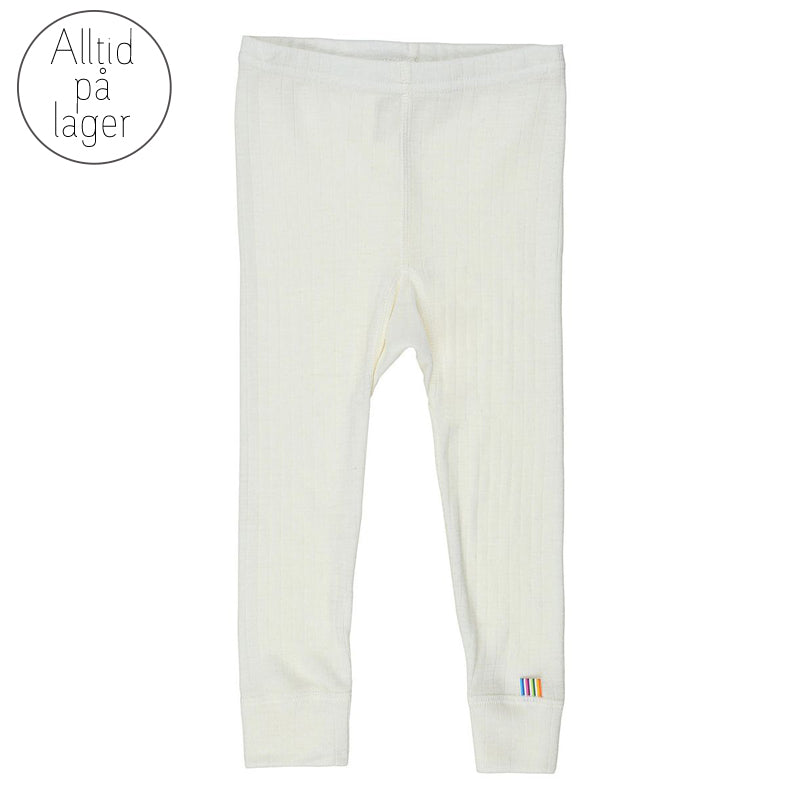 Joha - Leggings i ull Off-white