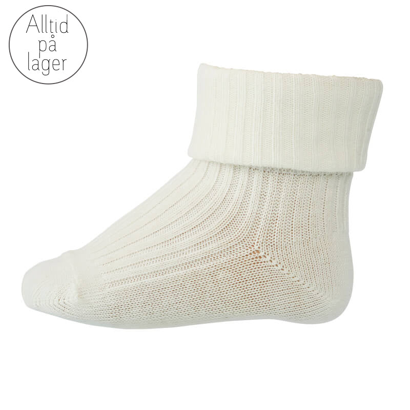 MP - Sokker i bomull "Ribb" Off-white