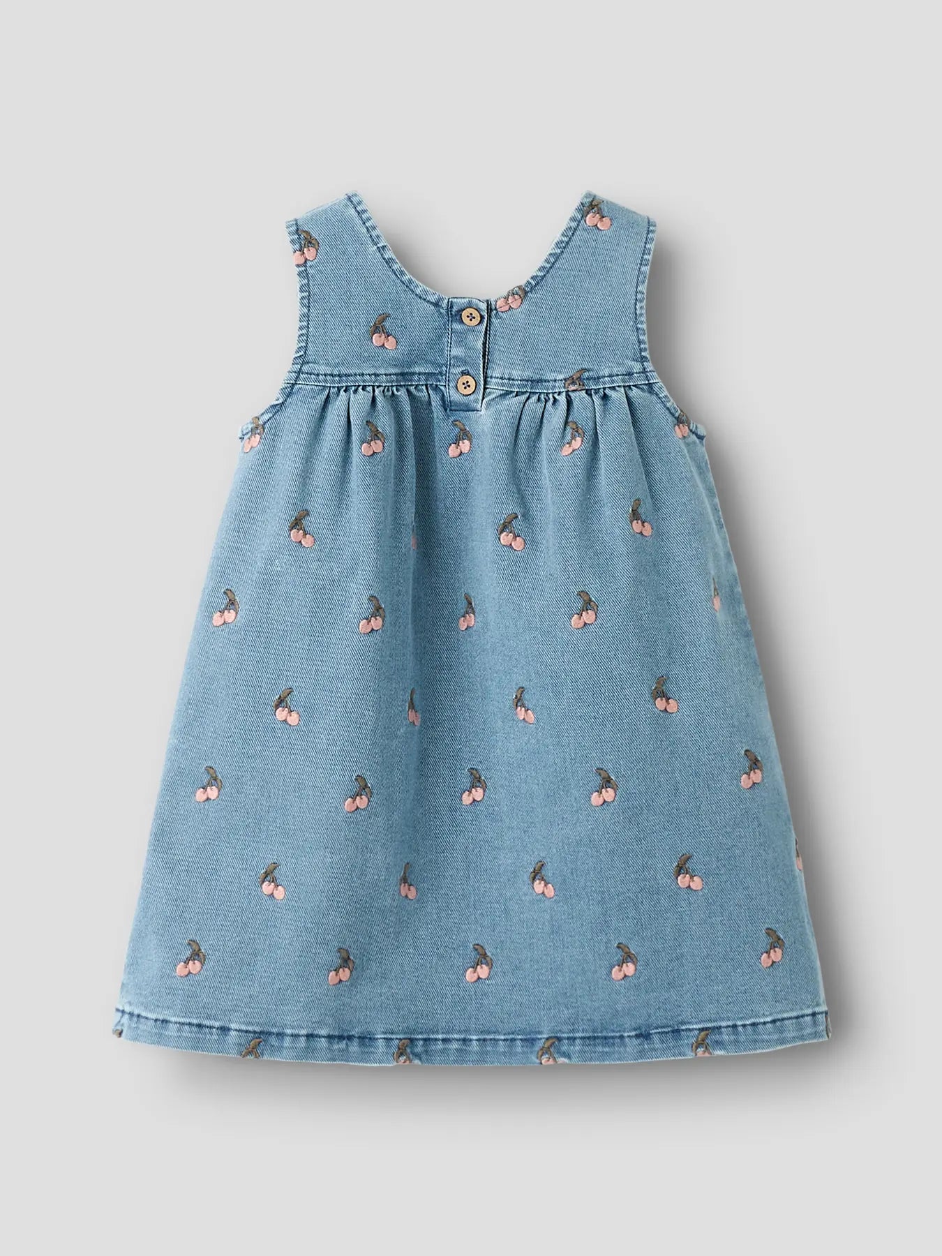 Lil`Atelier - Kjole i denim CHERRY Medium Blue Denim