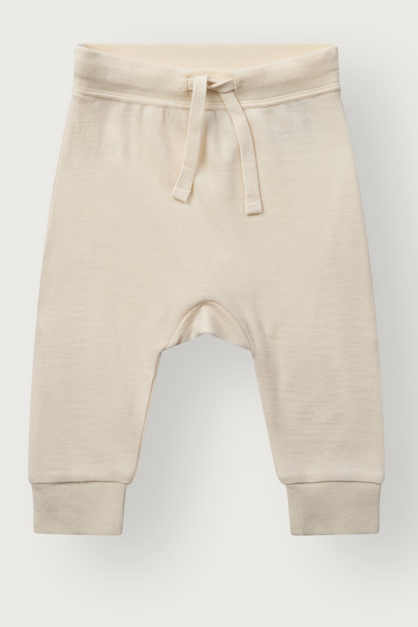 Hust and Claire - Bukse i ull/bambus Off White