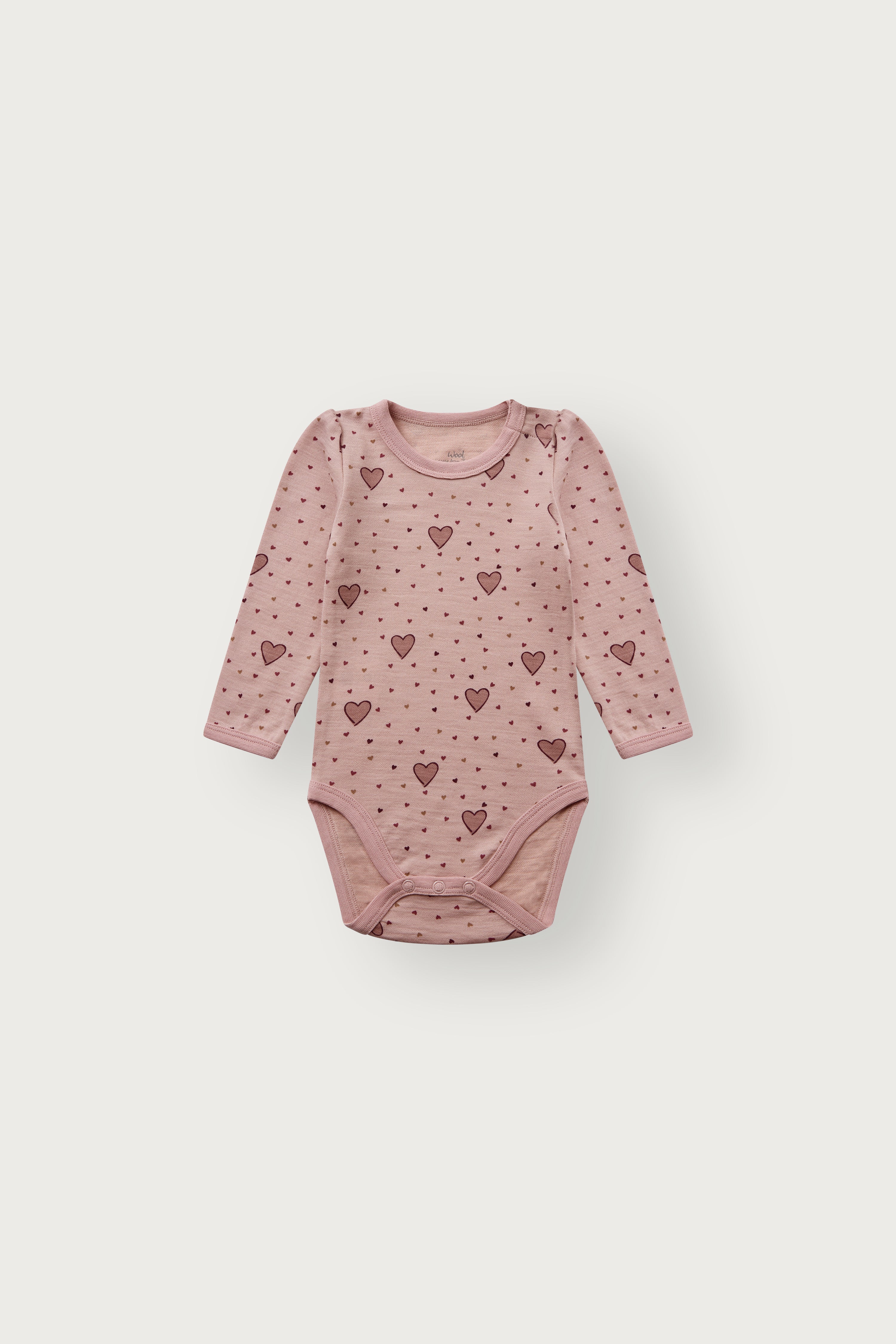Hust and Claire Hearts Puff Body Dusty Rose
