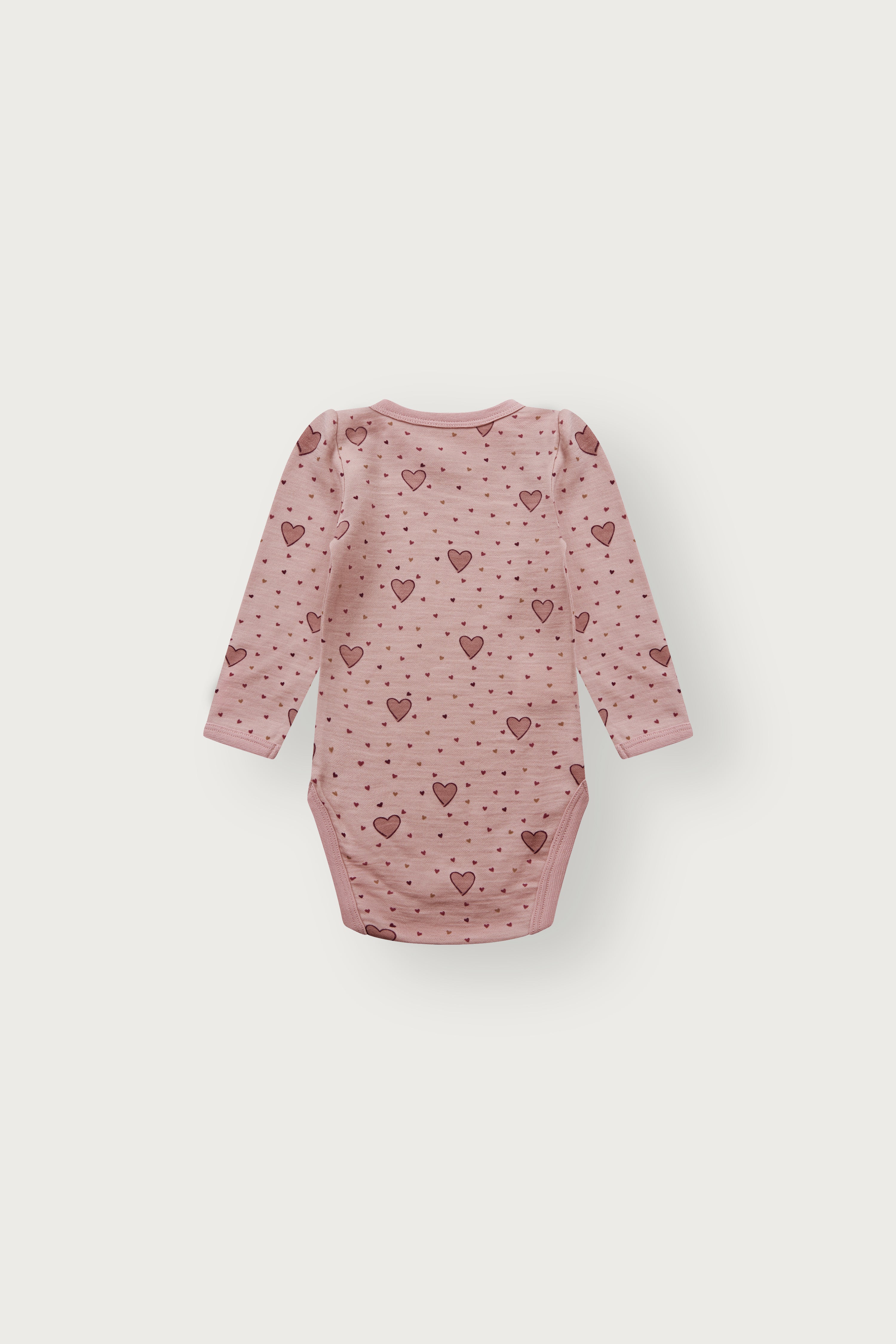 Hust and Claire Hearts Puff Body Dusty Rose