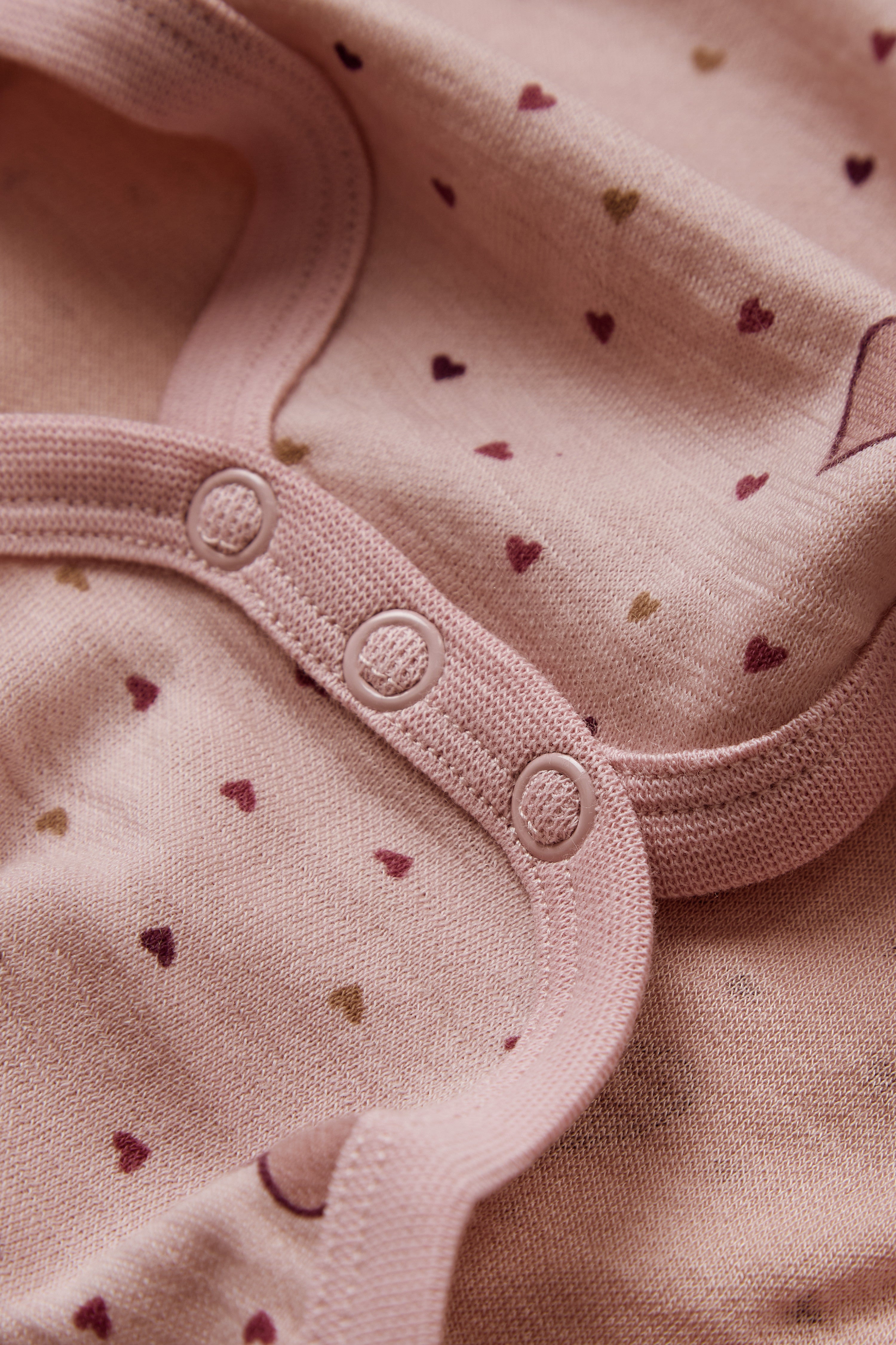 Hust and Claire Hearts Puff Body Dusty Rose