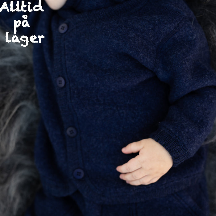 Joha - Cardigan i tykk ull "Softwool" Dark Blue M