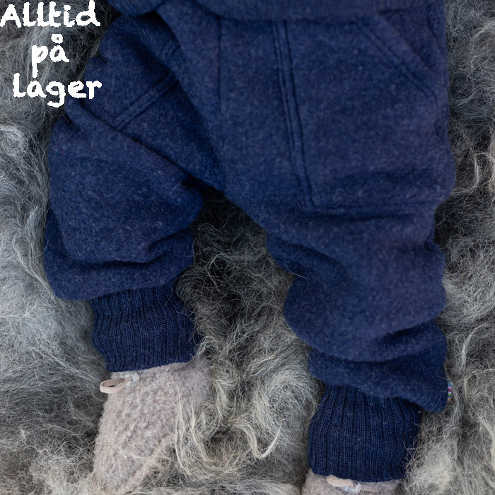 Joha - Bukse Baggy i tykk ull "Softwool" Dark Blu