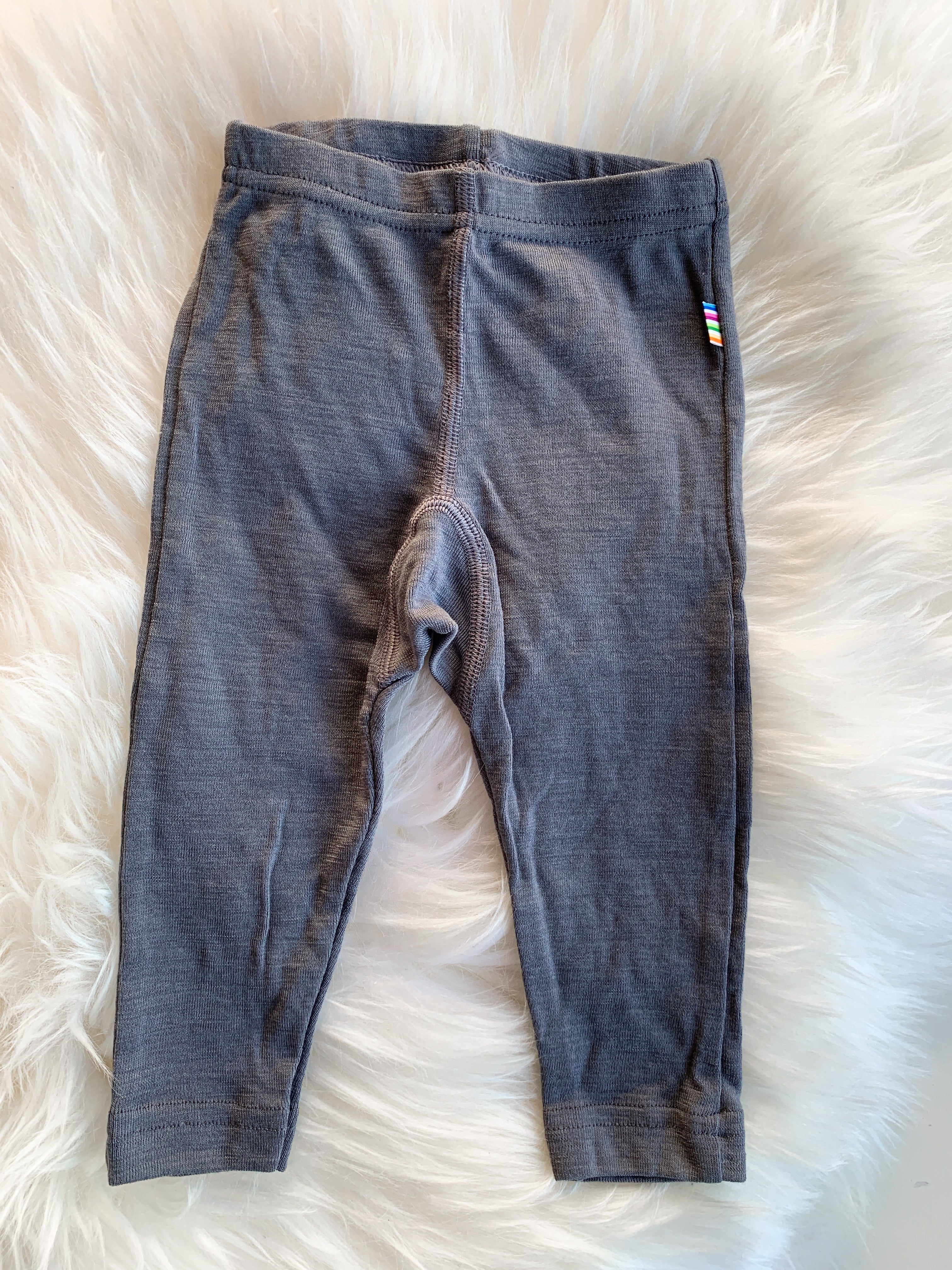Joha - Leggings i ull/silke Grå
