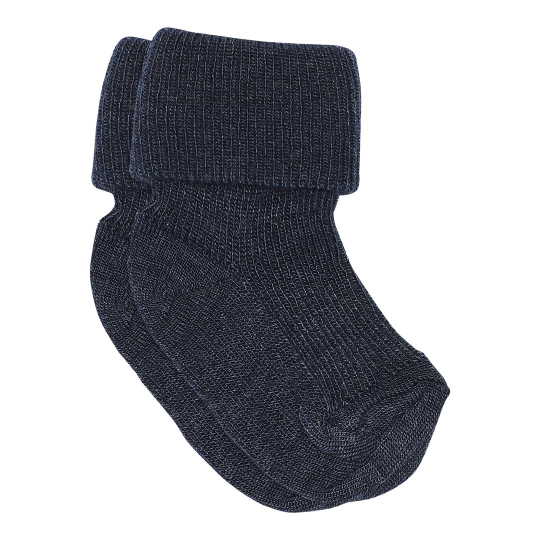 MP - Babysokker i ull/silke "Gro" Navy