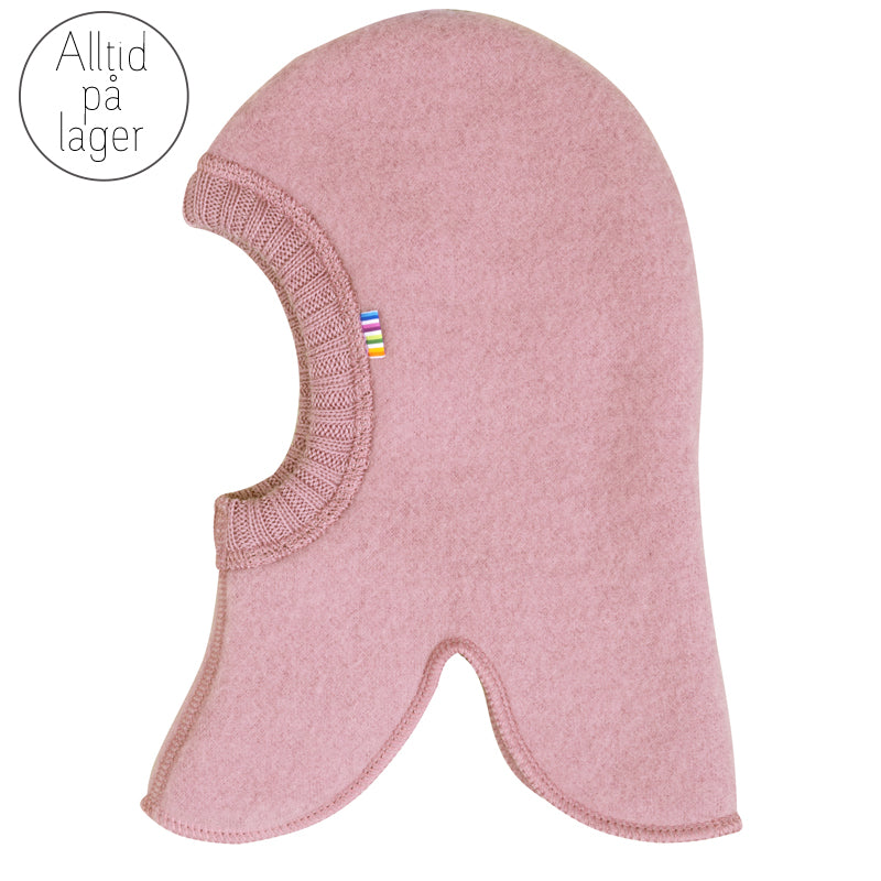 Joha - Balaclava i tykk ull "Softwool" Old Rose