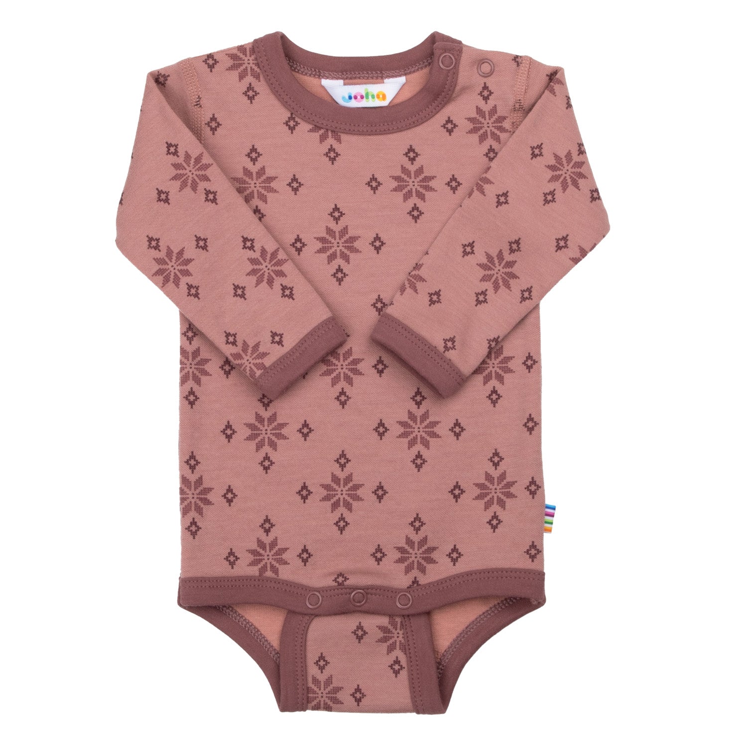 Joha - Body i ull/bomull Rosa