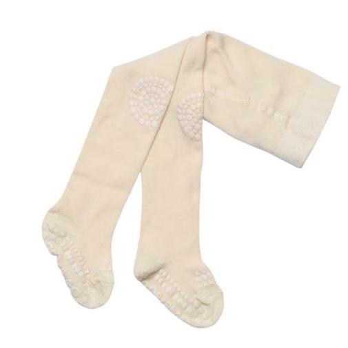 Go Baby Go krabbestrømpebukse i bambus off-white – Småungene