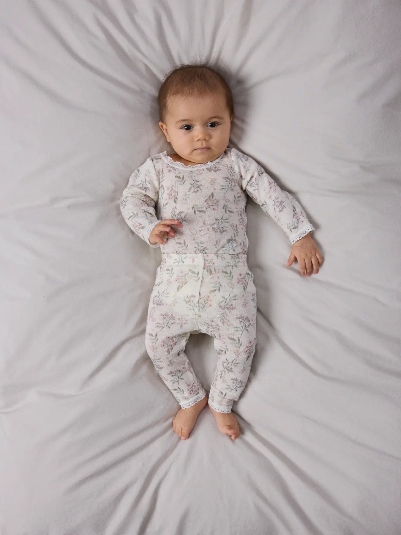 Name it - Leggings "WANG" Baby Snow White Blomster