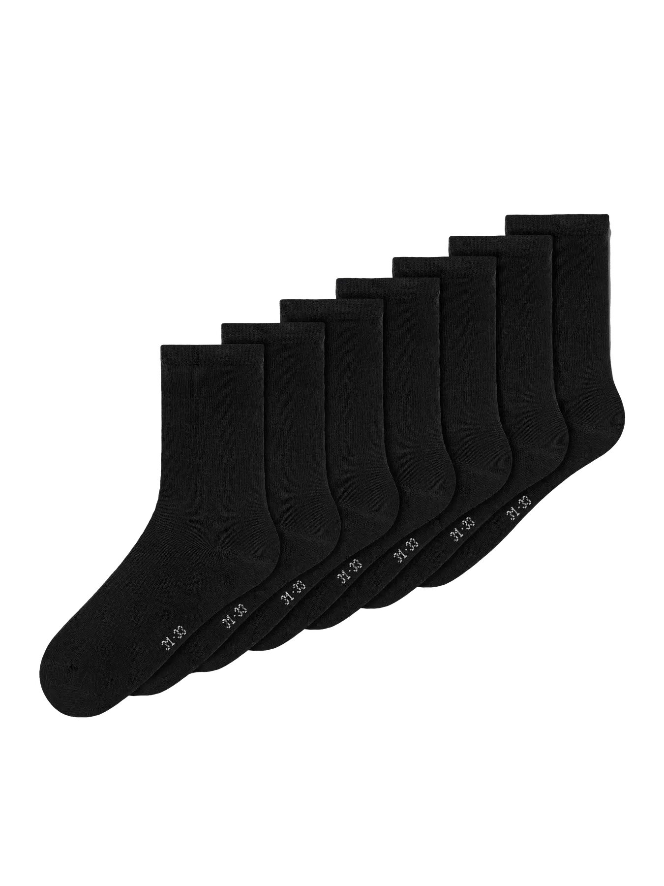 Name it - Sokker i bomull 7pk Black