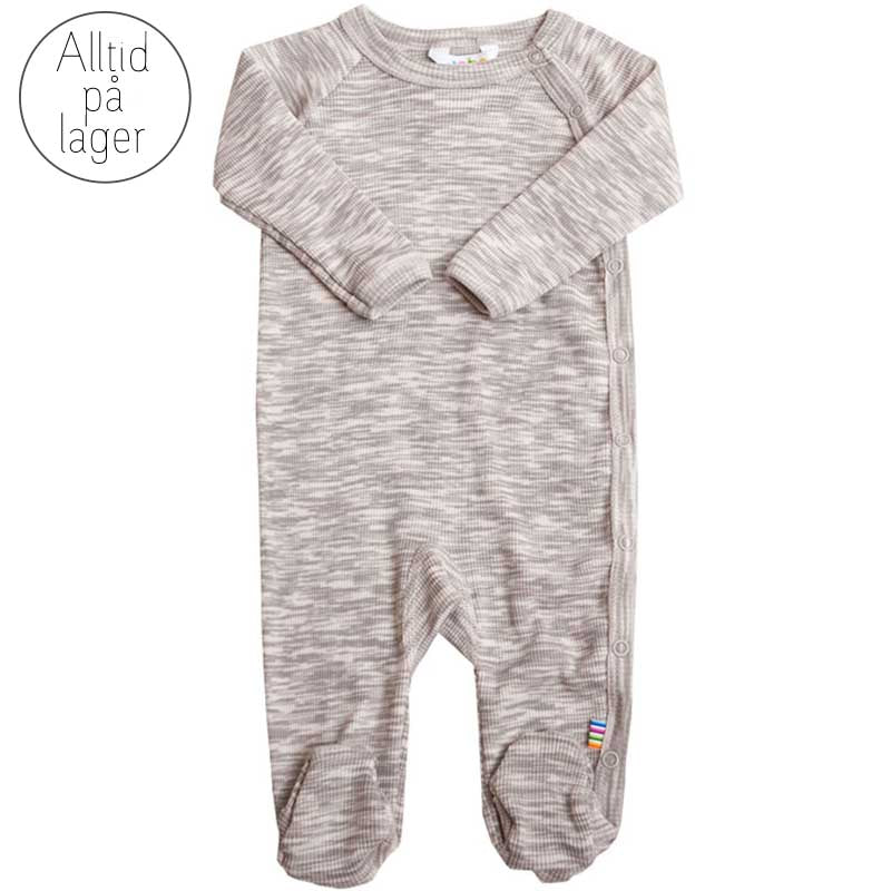 Joha - Pysjamas m. fot "Cotton Melange" Sand