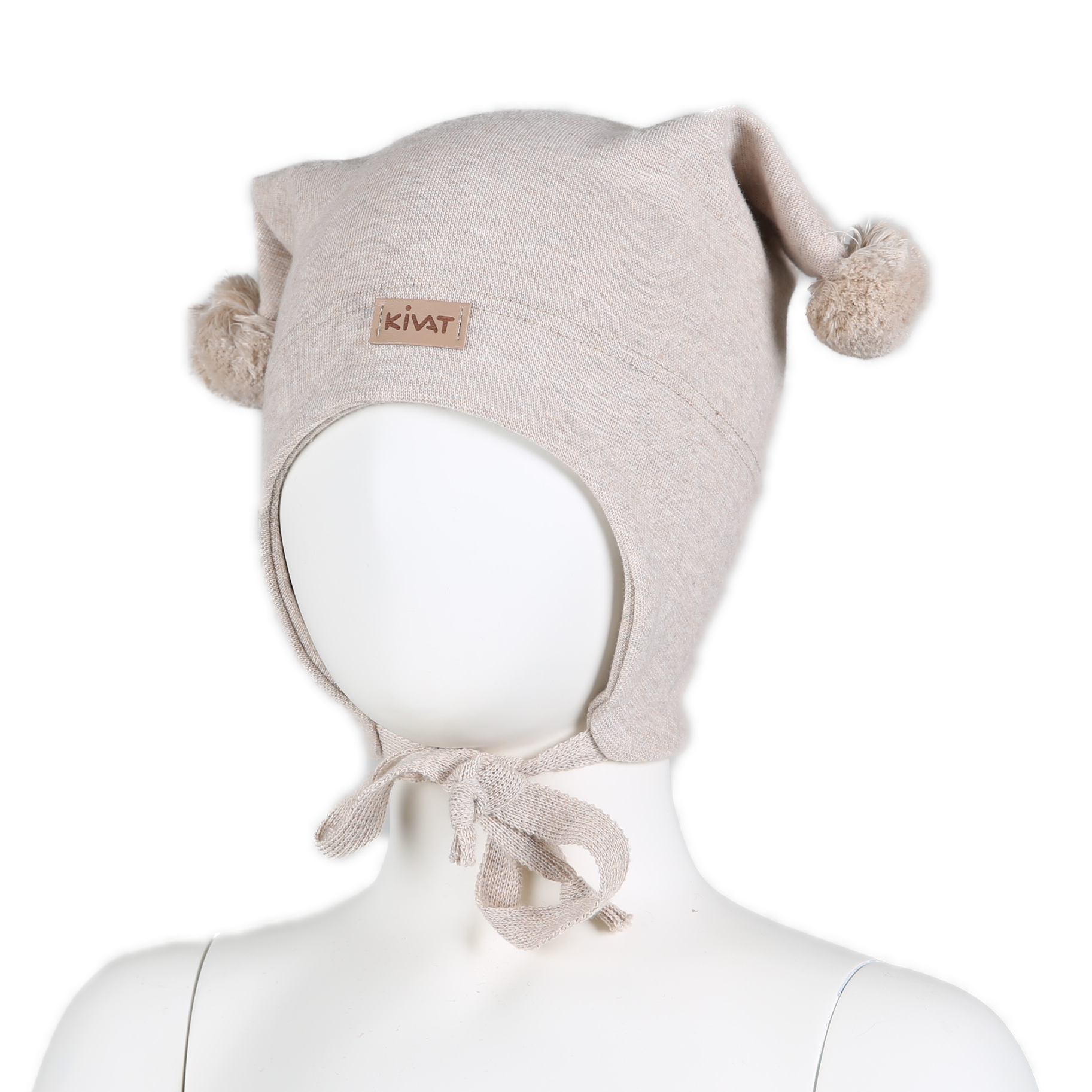 Kivat - Lue med dusker i bomull "KIVAT" Beige