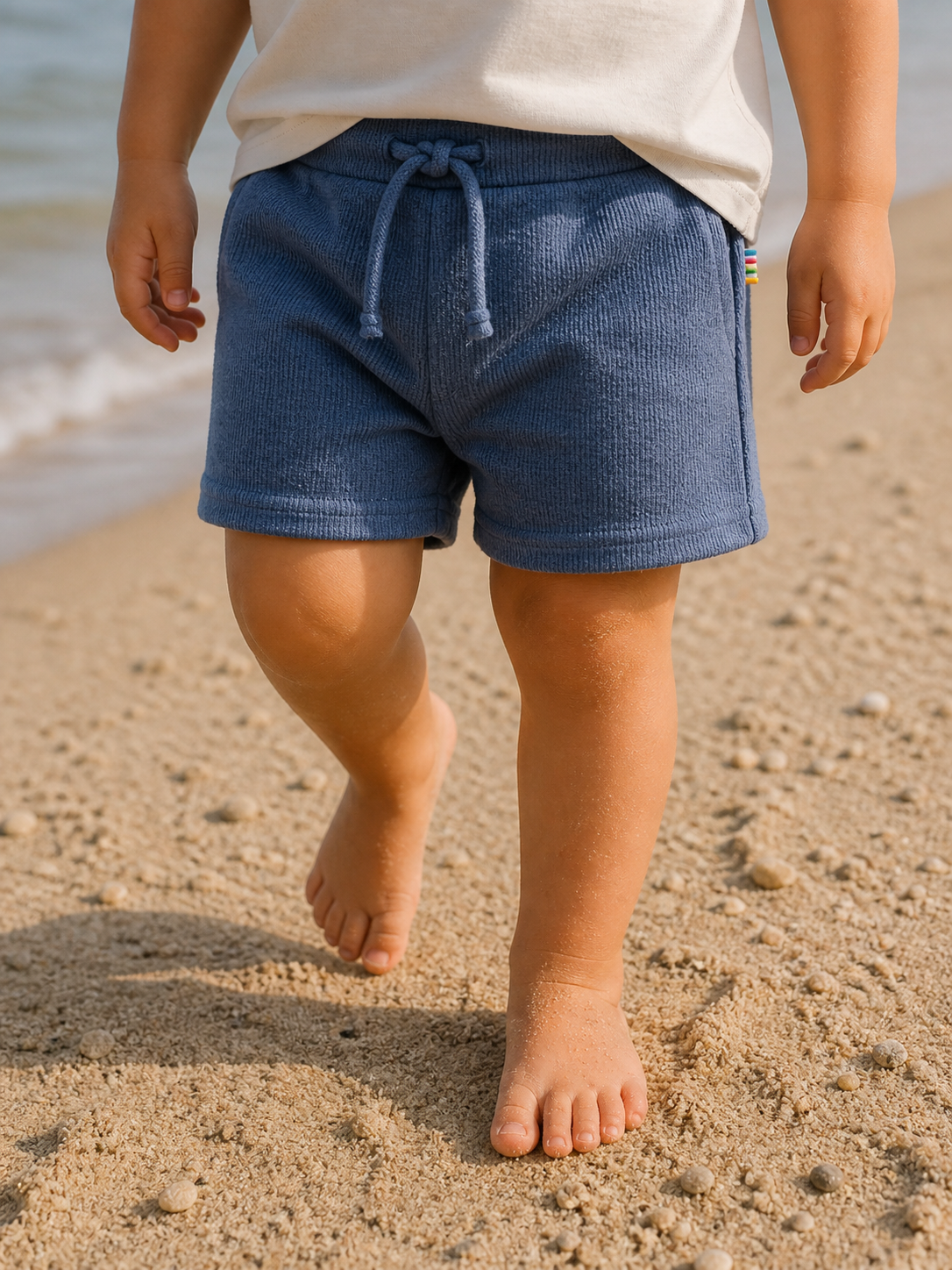 Joha - Shorts "Cotton rib" Blue