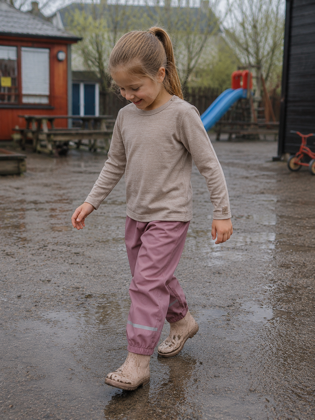 Name it - Regntøy sett "DRY RAIN" Wistful Mauve