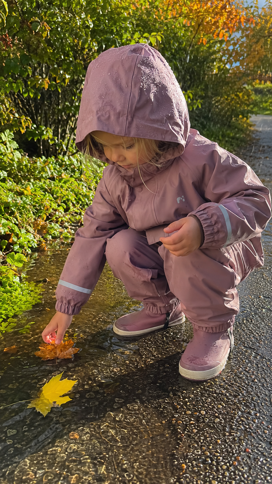 Name it - Regntøy sett "DRY RAIN" Wistful Mauve