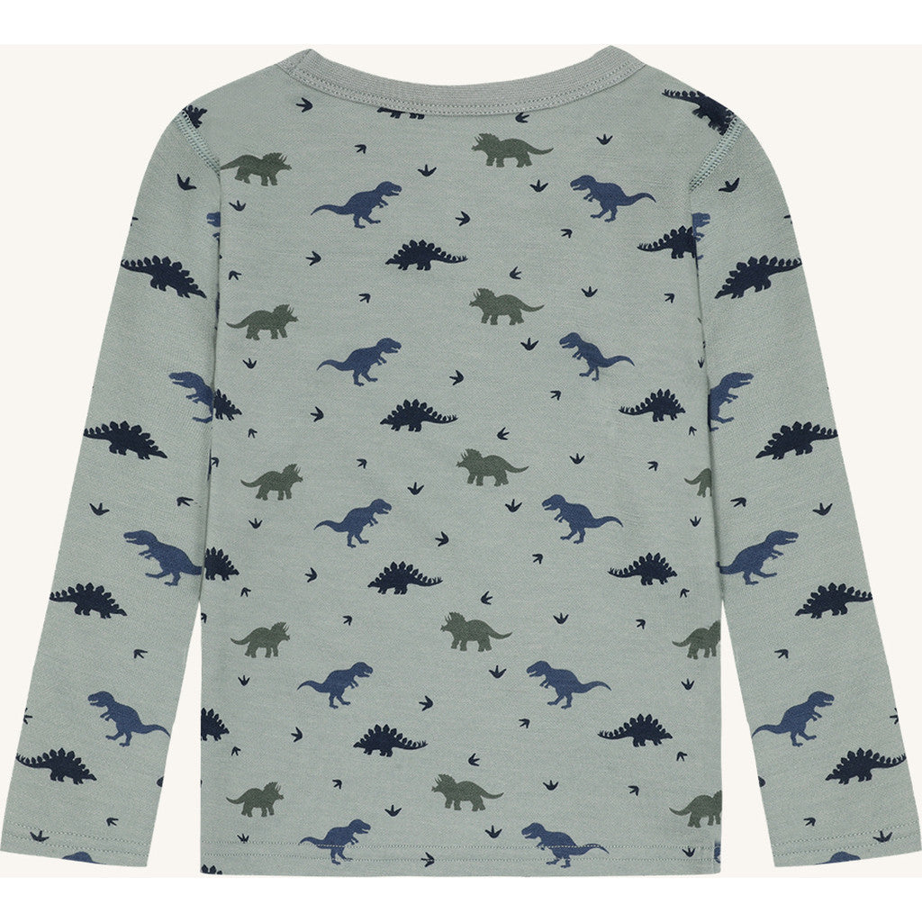 Hust and Claire HCAbba_Dino-T-shirt_L_S-540092-3416_Slate_Green