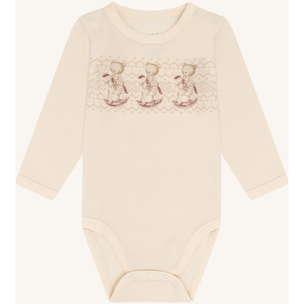 Hust and Claire - Body i ull/bambus Teddy Off White