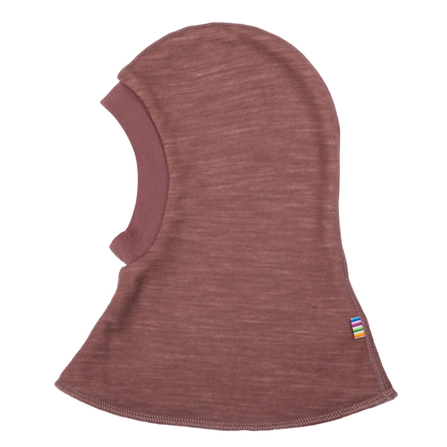 Joha - Balaclava i dobbelt lag ull/bambus "Goose" Rose