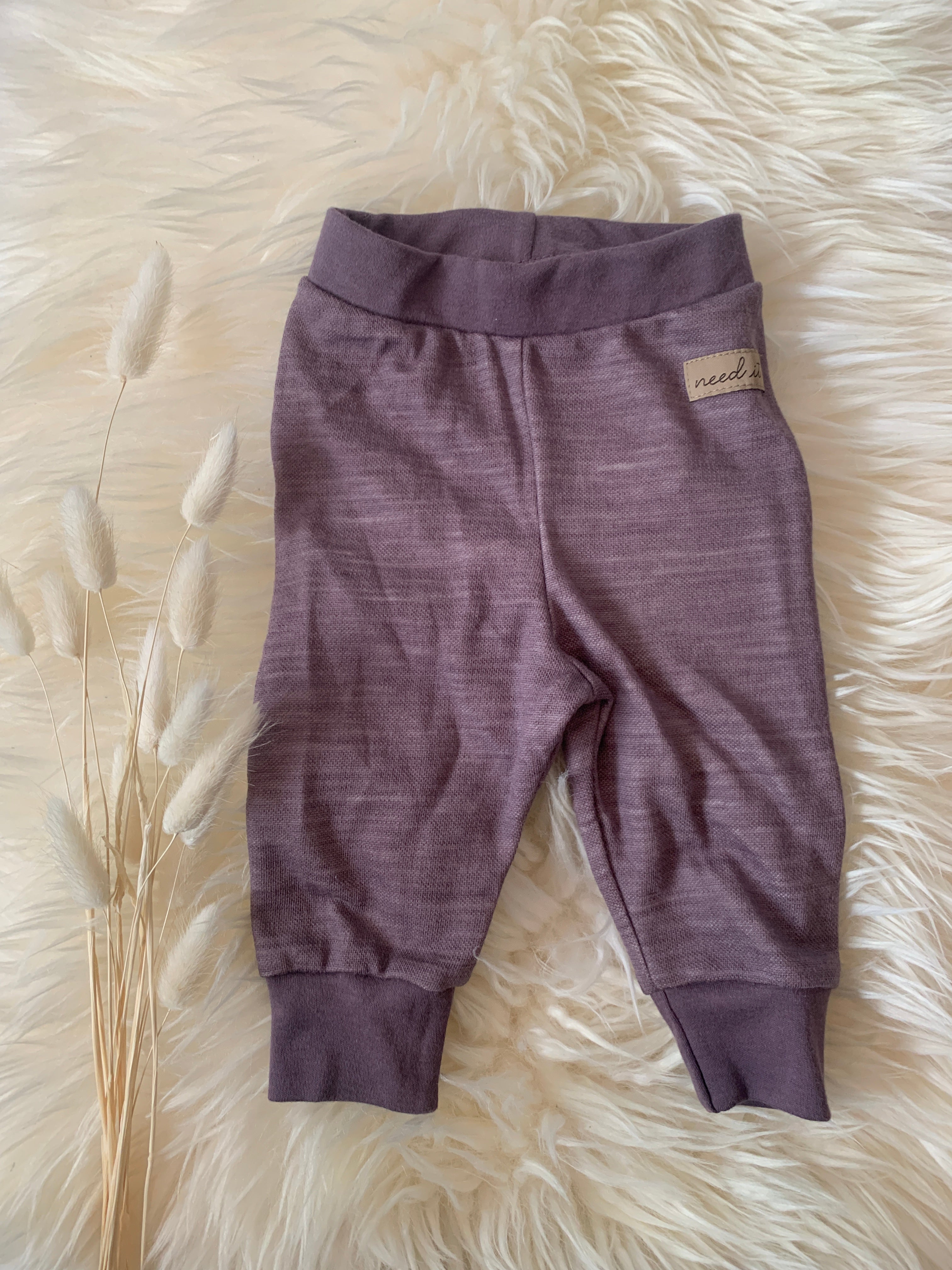 Need It - Leggings i ull/bambus "Digg" Pen Lilla