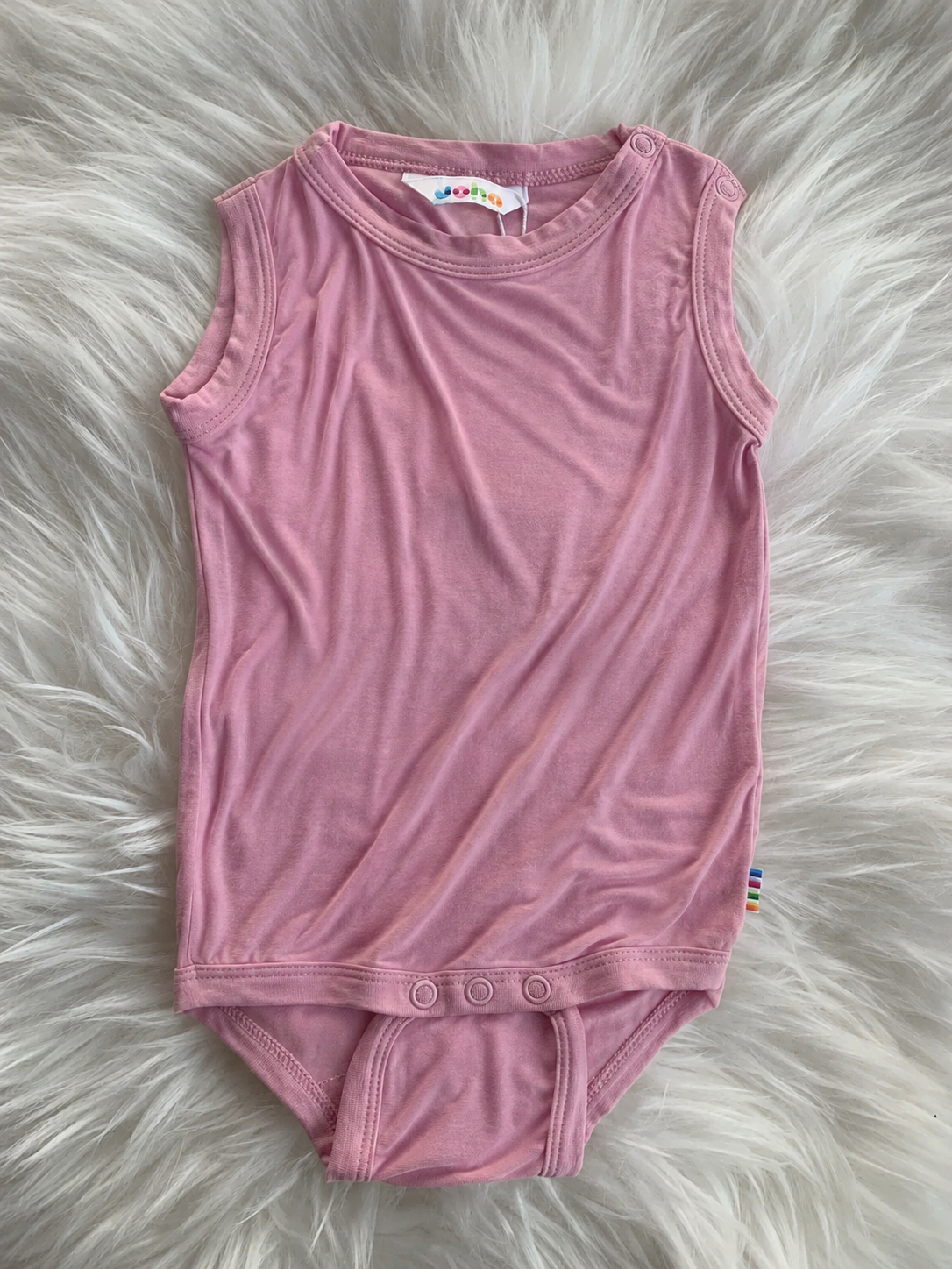 Joha - Body uten ermer i bambusviskose Rosa