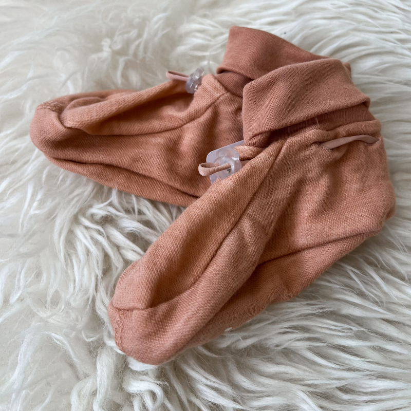 Joha - Booties i ull/bambus "Farm" Peach