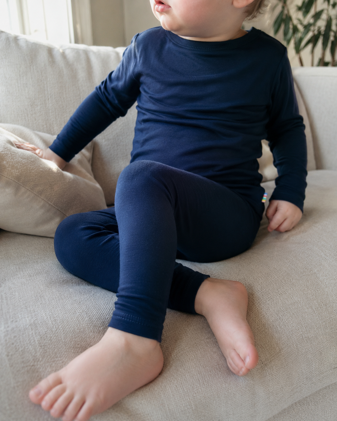 Joha - Leggings i bambusviskose Navy