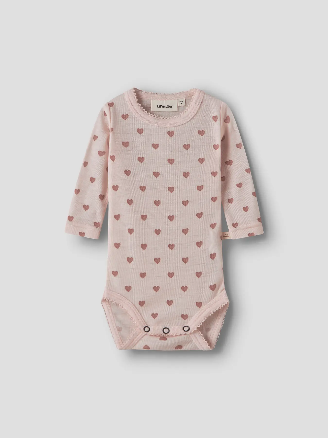 Lil`Atelier - Ullbody "Noel" Baby Morganite Hearts