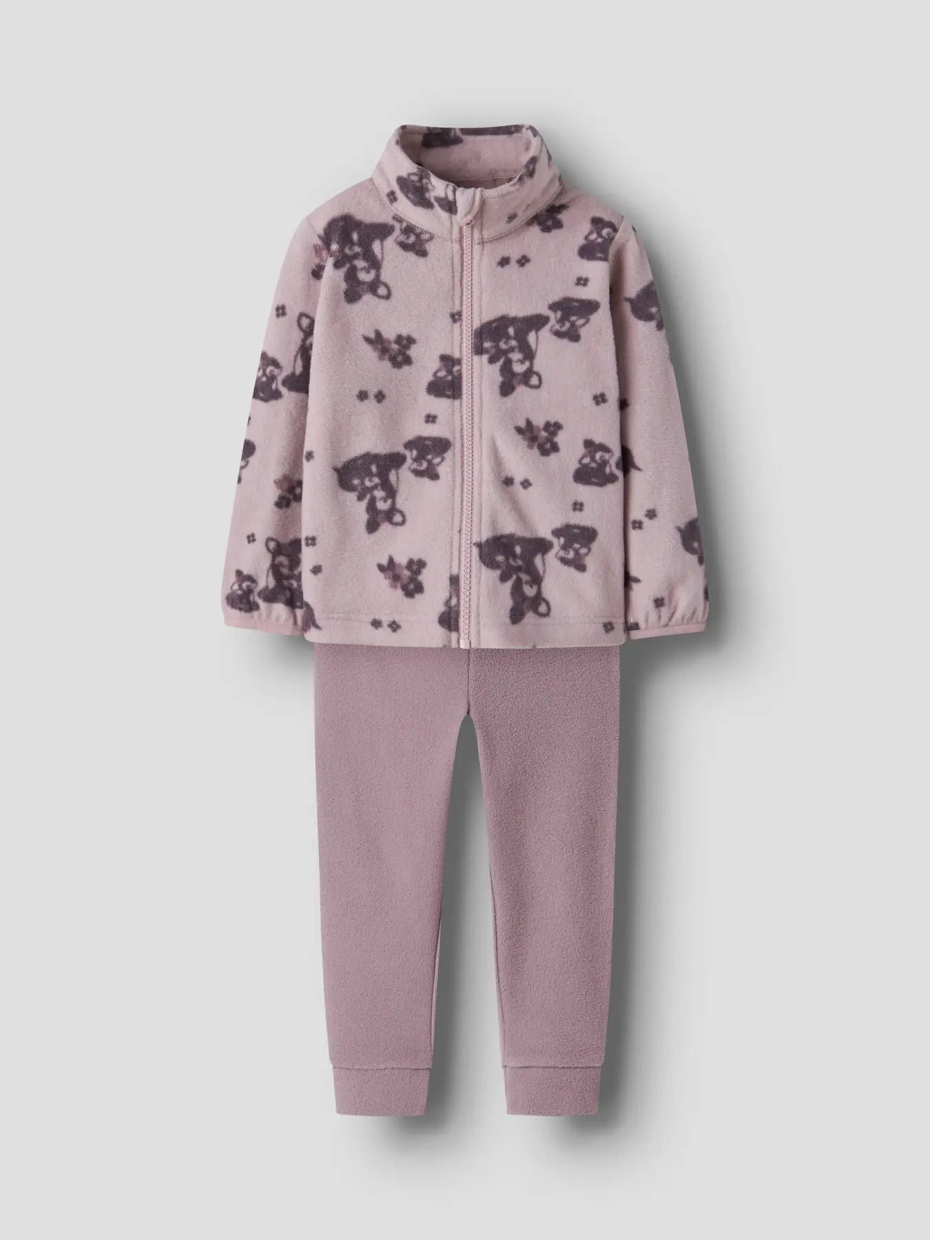 Name it SPEKTRA Mini fleecesett Violet Ice Deer