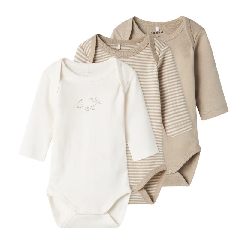 Name it - Body 3pk "CORE" Pure Cashmere