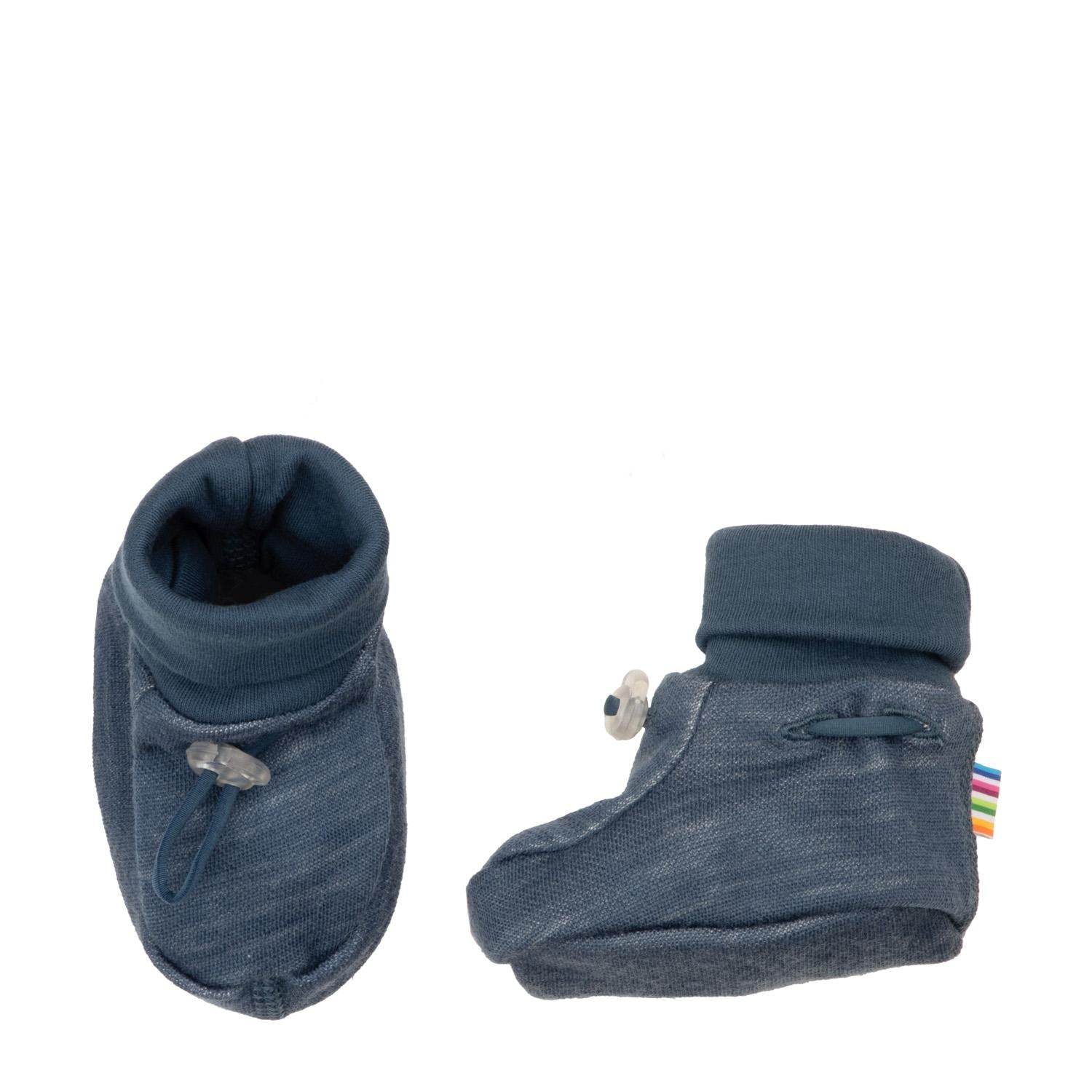 Joha - Ullbooties m. bambus innerst "Propeller" Blue