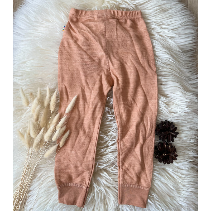 Joha - Leggings i ull/bambus "Farm" Peach
