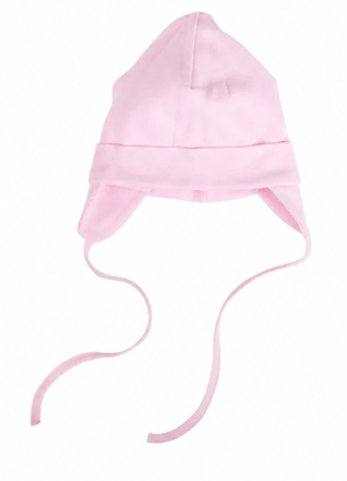 Joha - Lue i bomull med øreflapper Rosa