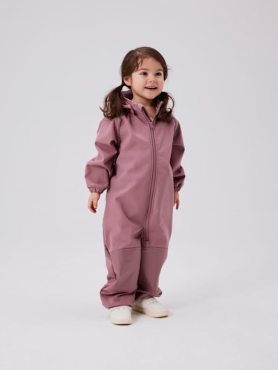 Name it - Softshelldress "ALFA SOLID" Wistful Mauve