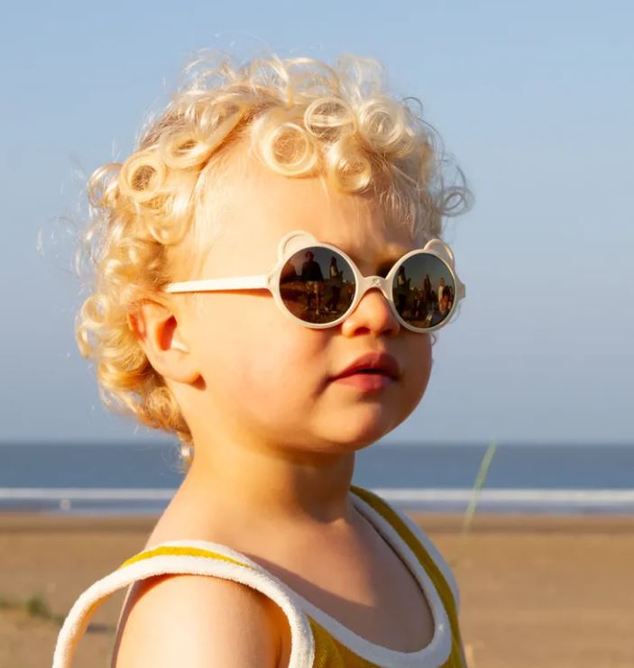 Kietla - Solbriller til barn uknekkelige "OURSON" Cream