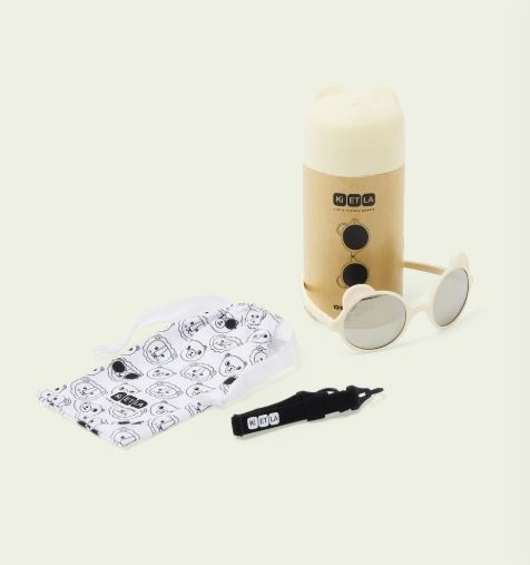 Kietla - Solbriller til barn uknekkelige "OURSON" Cream