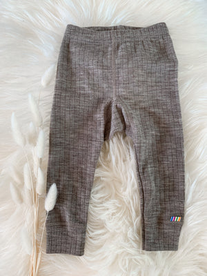 Joha - Leggings i merionull Sand