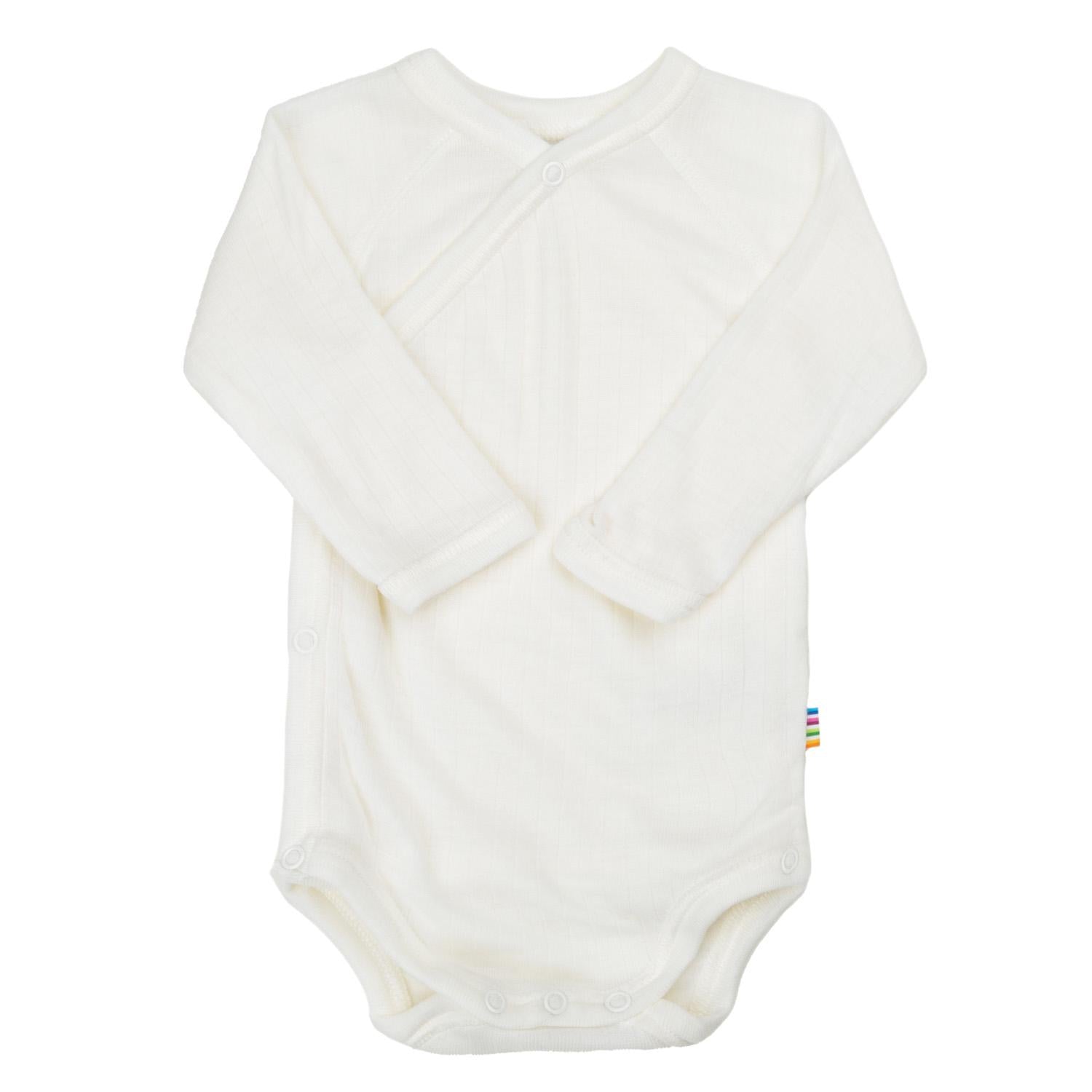 Joha - Fold-over body i ull Off-white